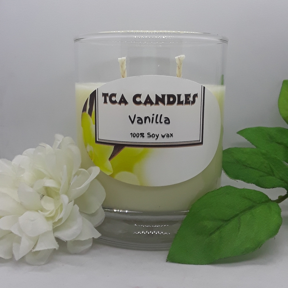 Vanilla Soy Wax Candle - Cream